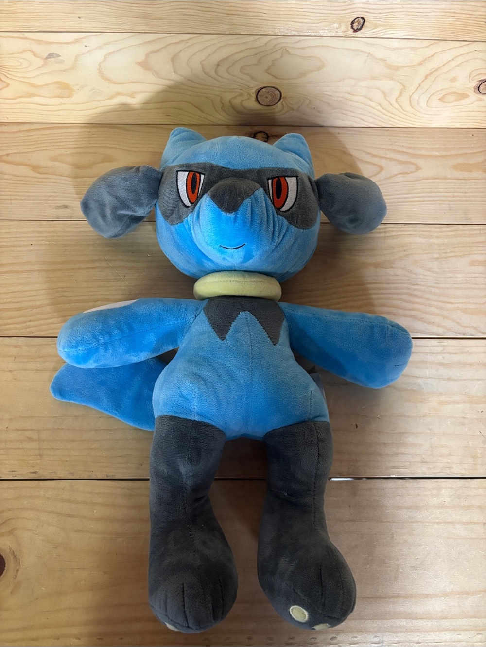 Pokemon Riolu build a bear 18" stuffed animal